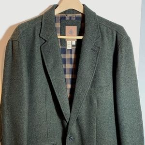 The Territory Ahead Back East Herringbone Blazer Color:Pine, Size:XL